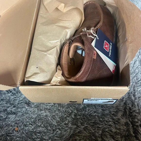 Twisted X, NWT, Chukka Boots, Driving Mocs D Toe - Picture 8 of 9
